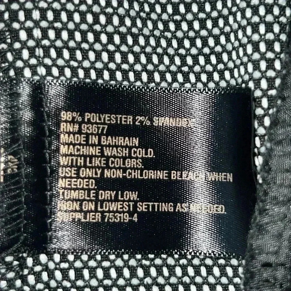 Worthington Petite Stretch Ankle Pants Black Polka Dot Size 6 - Picture 11 of 11